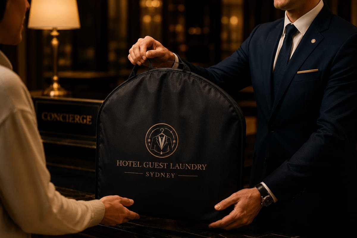 Hotel Guest Laundry garment care for a Sydney hotel guest